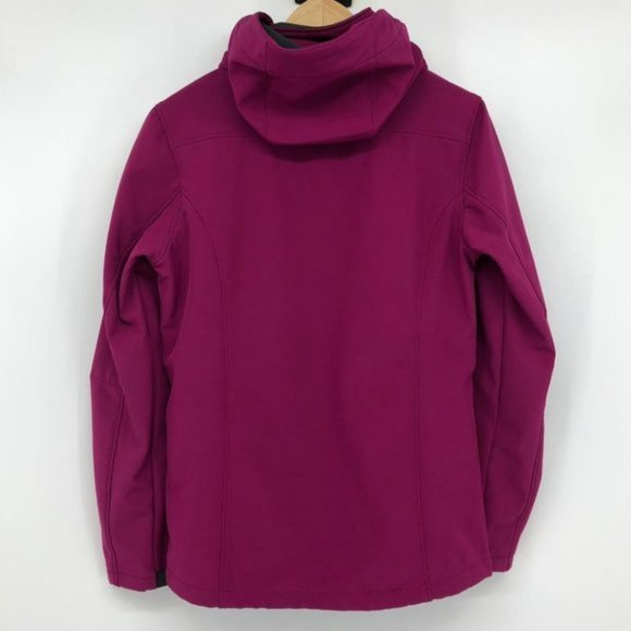 Peak Performance Supreme J Magenta Softshell Womens Jacket Removable hood XL - Picture 4 of 7